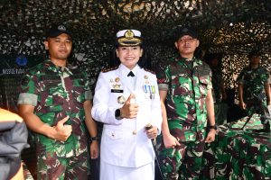 Komandan Lanal Bandung Beserta Unsur FKPD Provinsi Jawa Barat Hadiri Upacara Peringatan Hari Bhayangkara Ke-77 Tahun 2023