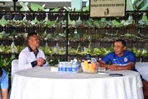 DANLANTAMAL III JAKARTA IKUTI OLAHRAGA BERSAMA PANGDAM JAYA