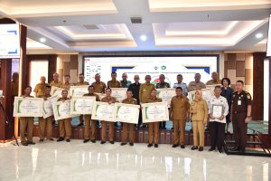 Danlantamal XII Hadiri Penandatanganan Berita Acara Indeks Desa Membangun Tingkat Provinsi Kalimantan Barat Tahun 2023