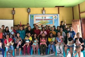 Mendukung Program TNI AD Percepatan Penurunan Angka Stunting, Satgas Yonarmed 10 Kostrad Gelar Sosialisasi dan Posyandu Terpadu