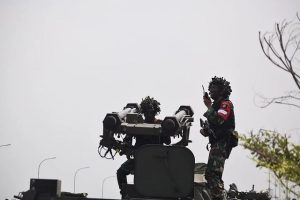 Yonarhanud 1 Kostrad Pertahanankan Bandara Budiarto dari Serangan Musuh