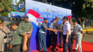 LANTAMAL III JAKARTA IKUTI APEL GELAR PASUKAN OPERASI PATUH JAYA TAHUN 2023