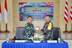 Uji Terampil Menembak dan Renang Prajurit, Tandai Berakhirnya Giat Glagaspur P1 dan P2 di Pangkalan TNI AL Dumai
