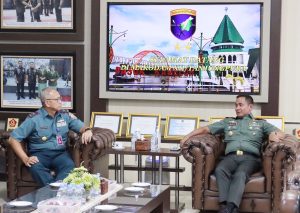 Jalin Kerjasama, Danlantamal XII Courtesy Call ke Kodam XII/Tpr dan Lanud Supadio