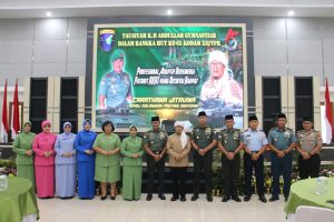 Wadan Lantamal XII Ikuti Tausyiah Abdullah Gymnastiar Dalam Rangka HUT Ke-65 Kodam XII/Tpr