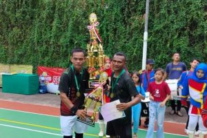Tenis Lapangan Kajari Cup, Personel Batalyon Armed 13 Kostrad Tampil Sebagai Juara