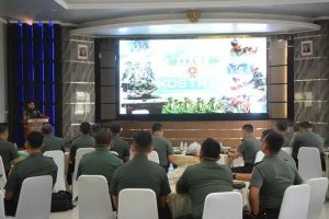 Pangdivif 1 Kostrad Terima Paparan Purna Tugas Satjar Divif 1 Kostrad