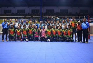 Prajurit Yonif Raider 754 Menjadi Runner Up di Turnamen Voli KNPI Timika