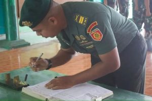 Danyonif Raider 755 Kostrad Pimpin Acara Koprapot Pindah Satuan Prajurit Terbaiknya