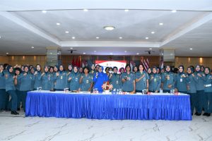 KETUA KORCAB III DJA I DIDAMPINGI PATER KOWAL IKUTI PEMBEKALAN IBU CATRARATNANGGADI JALAKANYASENA KEPADA KOWAL