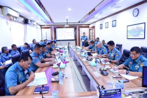 DANLANTAMAL III JAKARTA HADIRI RAPAT PERSIAPAN KUNJUNGAN KASAL DI LAMPUNG