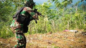 Tingkatkan Naluri Tempur, Yonif Para Raider 502/UY Gelar Latihan di Daerah Hutan Gunung
