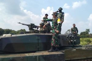 Yonkav 1 Divif 1 Kostrad Gelar Latihan Tingkat Peleton MBT di Baturaja