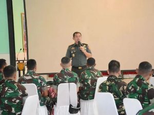 Divif 1 Kostrad Gelar Pembekalan Manajemen Latihan dan Sistem Pembinaan Latihan