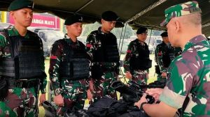 Asisten Latihan KASAD Periksa Kesiapan Operasional Prajurit Yonif Raider 515 Kostrad Dalam Rangka Latma Garuda Shield Tahun 2023