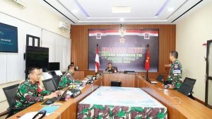 Pangdivif 2 Kostrad Mengikuti Acara Latihan Posko Kogabwilhan II Pada Latihan Gabungan (Latgab) TNI Tahun 2023
