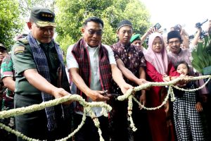 Resmikan Fasilitas Air Bersih, Kasad : Terpenuhinya Air Bersih Percepat Penurunan Stunting