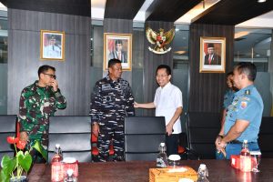 DANLANTAMAL III JAKARTA LAKSANAKAN KUNJUNGAN KERJA KE DIRUT PT TIJA