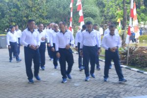 DANLANTAMAL III JAKARTA IKUTI APEL KHUSUS YANG DIPIMPIN PANGKOARMADA I