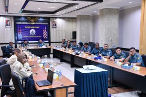 LANTAMAL III JAKARTA IKUTI PEMBUKAAN REVIU ITJENAL ATAS LAPORAN KEUANGAN TA 2023