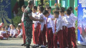 MPLS SD Muhammadiyah 1 Purworejo Gandeng Yonif Mekanis Raider 412 Kostrad
