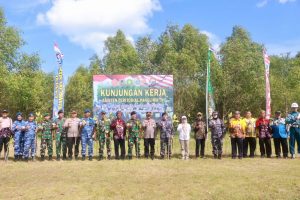Aster Panglima TNI Tinjau 8.000 Pohon Mangrove di Desa Pagatan Besar