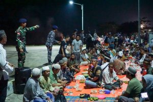 Lantamal XII Bersama Masyarakat Parit Kebayan Jongkat Gelar Doa Bersama