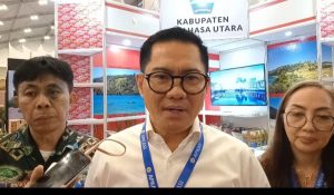 Prestasi Bupati Minahasa Utara Joune JE Ganda Mantap Betul: Minahasa Utara Berhasil Menjadi  Kabupaten dengan Tingkat Investasi Tertinggi di Sulawesi Utara Tahun 2022.