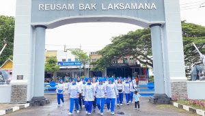 Sambut HUT Ke-77, Jalasenastri Cabang 3 Korcab I DJA I Gelar Olahraga Bersama