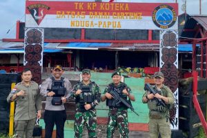 Sinergitas TNI-POLRI Bersama Menjaga Kenyam Nduga Aman Tidak Perlu Diragukan