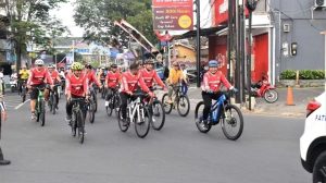 Kasbrigif Raider 9 Kostrad Ikuti Fun Bike dan Lomba Burung Berkicau Kapolres Cup III