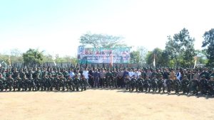 Yonif Raider 514 Kostrad Menerima Bantuan Satu Unit Mobil Ambulan Dari Bank BRI