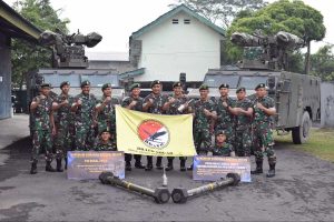 Tim Rudal MPCV Baterai B Batalyon Arhanud 2/ABW/2 Kostrad Berhasil Menembak Jatuh Pesawat Musuh