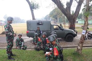 Prajurit Yonarmed 13 Laksanakan Uji Terampil Jabatan Tingkat Baterai