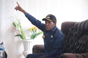 Komsos Strategis Dansatgas YPR 330 dengan Pj. Bupati, Bahas Kesiapan Semarak Peringatan HUT Ke-78 RI di Kab. Intan Jaya