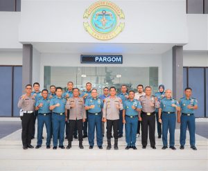 Eratkan Sinergitas TNI dan Polri, Danlantamal I Terima Kunjungan Kapolres Belawan