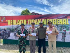 Wadanyonif Raider 754 Kostrad Sabet Juara 2 Lomba Tembak Pistol Antar TNI-Polri Se-Timika