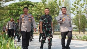 Tingkatkan Sinergitas, Yonarmed 12 Kostrad Terima Kunjungan Kapolres Ngawi