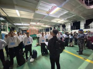 Pangkalan TNI AL Simeulue Berangkatkan 42 Calon Siswa Bintara dan Tamtama TNI AL