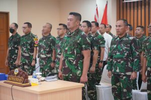 DANLANTAMAL III JAKARTA HADIRI ENTRY BRIEFING PANGKOARMADA I MELALUI VICON