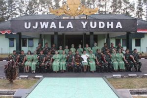 Yonif Para Raider 502/Ujwala Yudha Gelar Tradisi Penyambutan Pejabat Komandan Batalyon Baru
