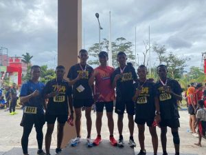 Prajurit Raja Berhasil Masuk Juara di Perlombaan Half Marathon 21 K Timika