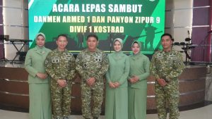 Pangdivif 1 Kostrad Pimpin Serah Terima Jabatan Dansat Divif 1 Kostrad