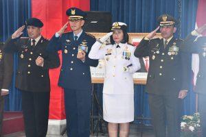 Komandan Lanal Bandung Hadiri Upacara Pengukuhan Pengibar Bendera Pusaka Tingkat Provinsi Jawa Barat Tahun 2023