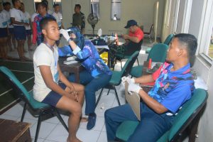 LANTAMAL III JAKARTA GELAR TES KESEHATAN TAHAP II CABA DAN CATA PK TNI AL GEL II TA 2023