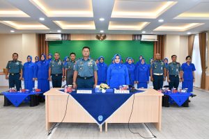 DANLANTAMAL III JAKARTA HADIRI TATAP MUKA DENGAN KASAL DALAM RANGKA HUT KE-77 JALASENASTRI TAHUN 2023