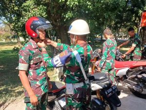 Divif 1 Kostrad Gelar Pengecekan Kendaraan dan Sosialisasi Keselamatan Berkendara Serentak Satjar Divif 1