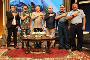 Danlantamal I Hadiri Acara Dialog Sumut Menyapa Kupas Tuntas di TVRI Sumatera Utara