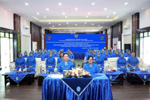 Danlantamal I Bersama Ketua Korcab I DJA I Ikuti Tatap Muka Pembina Utama dan Ketua Umum Jalasenastri Secara Virtual