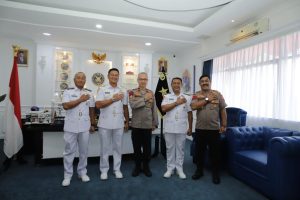 DANLANTAMAL III JAKARTA LAKSANAKAN KUNJUNGAN KERJA KE DIRPOLAIR KORPOLAIRUD BAHARKAM POLRI